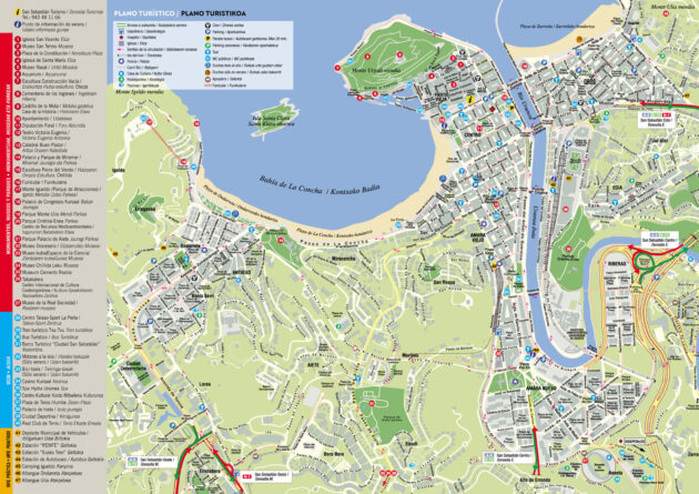 San Sebastian map