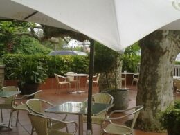 Terraza del restaurante Rekondo