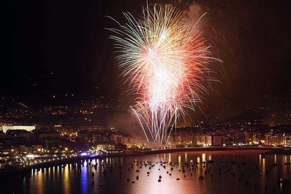 Fuegos artificiales Semana Grande