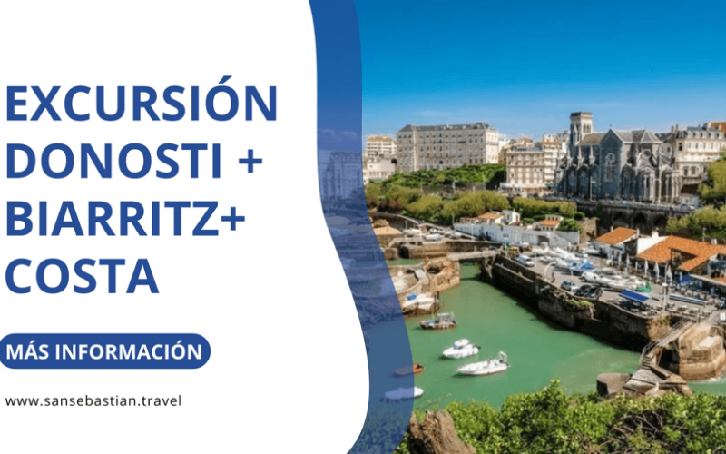 Excursión San Sebastian, Biarritz y costa